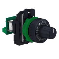XB5AD912R470K | Потенциометр, 470 кОм, Чёрный, Schneider Electric