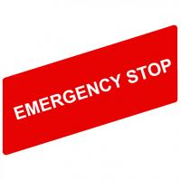 ZBY02330 Маркировка EMERGENCY STOP, Schneider Electric 